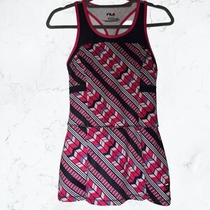 Fila Geometric Patterned Tennis Dress